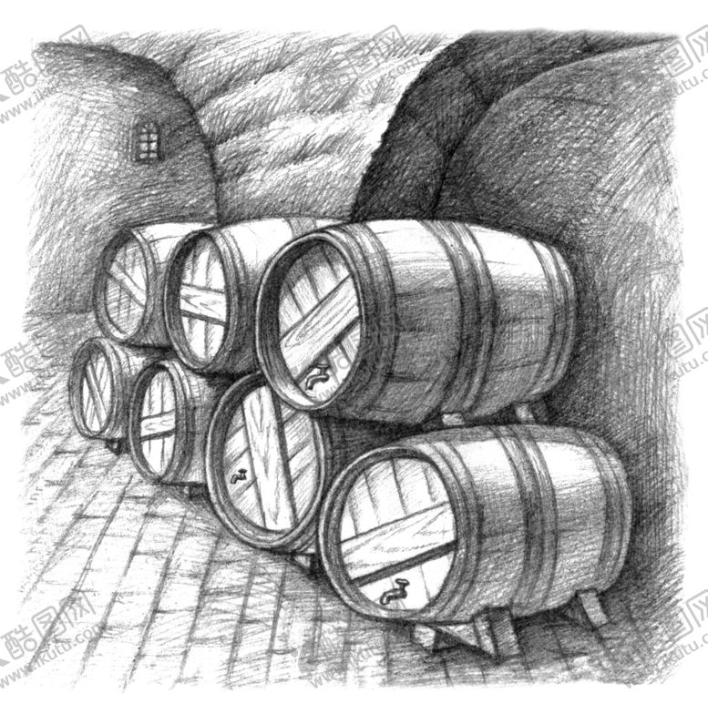 编号：30988009192319524632【酷图网】源文件下载-酒窖橡木桶