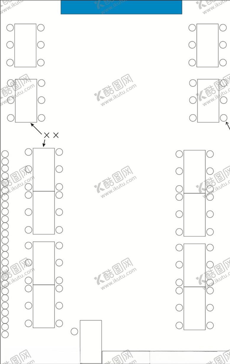 编号：95899810110349017061【酷图网】源文件下载-培训座位图