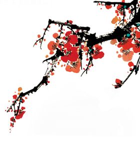 水墨梅花