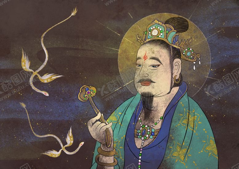 编号：55447409250742283695【酷图网】源文件下载-敦煌插画壁画背景海报素材