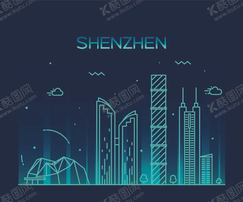 编号：37117302062139296904【酷图网】源文件下载-深圳地标建筑