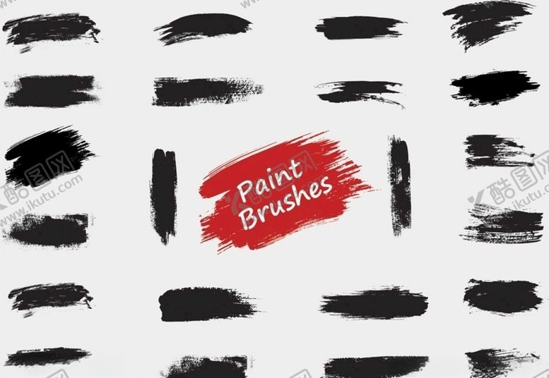 编号：83587310161813335267【酷图网】源文件下载-矢量水墨笔刷素材