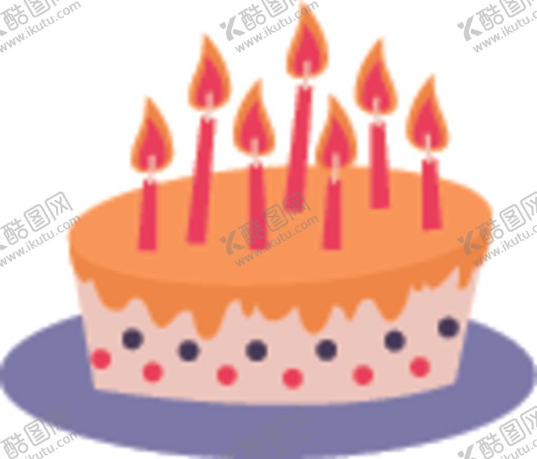 编号：98864306182243517018【酷图网】源文件下载-生日蛋糕