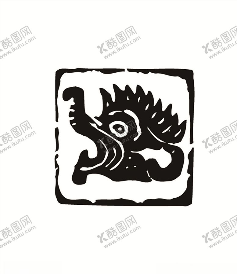 编号：36794409252217122120【酷图网】源文件下载-各朝代龙形图案龙纹