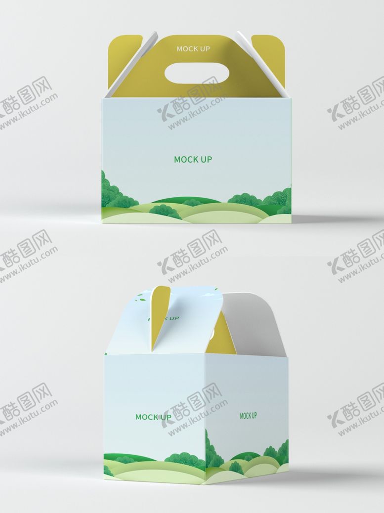 编号：19835510211807407645【酷图网】源文件下载-卡扣包装盒样机
