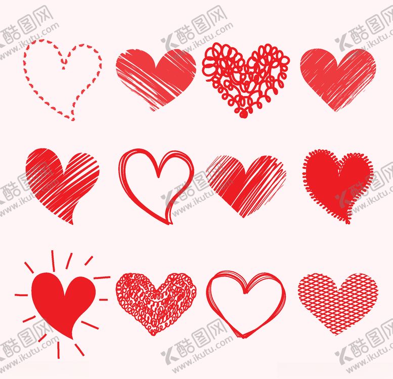 编号：65991410291057313103【酷图网】源文件下载-爱心背景