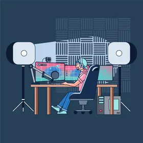 视频日志记录微录直播创作者