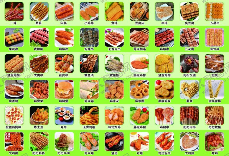 编号：52878207050015087013【酷图网】源文件下载-多样美食大集合