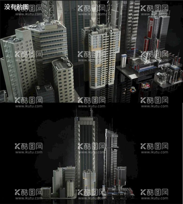 编号：26305311261001185424【酷图网】源文件下载-C4D模型城市建筑