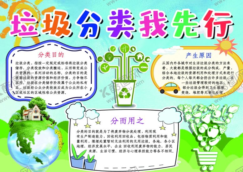 编号：54271007080422478599【酷图网】源文件下载-垃圾分类