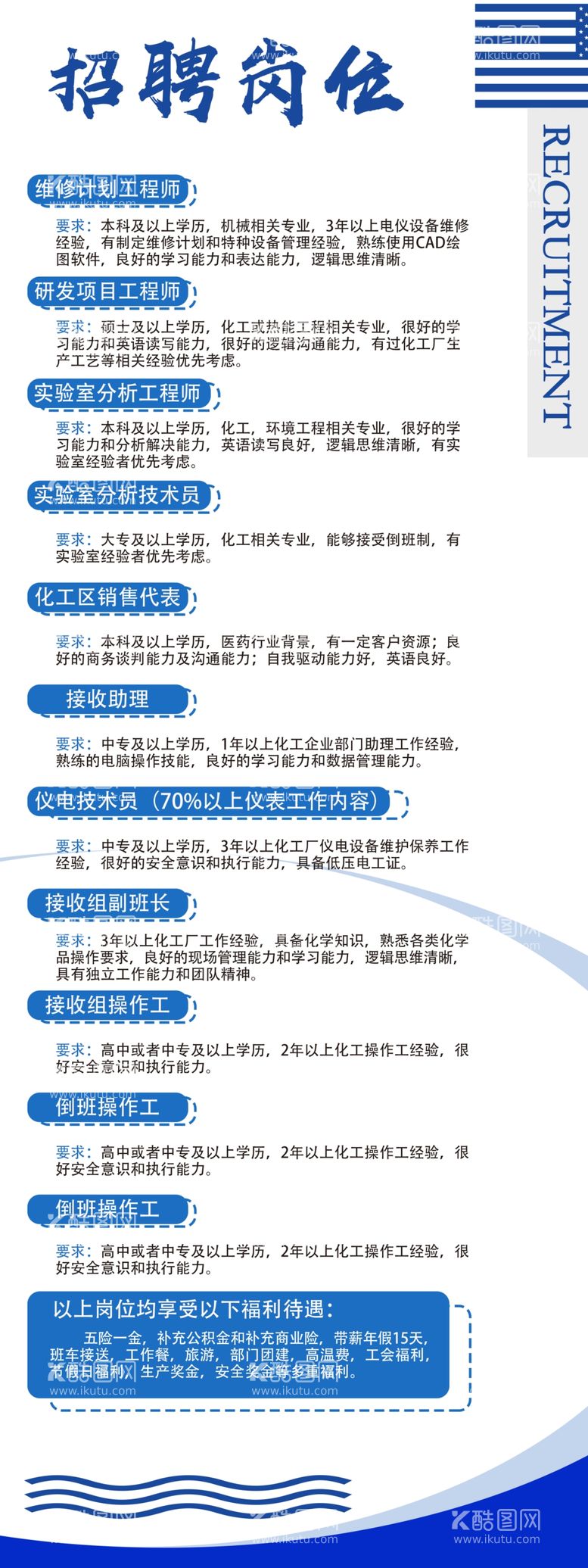 编号：49345503100405211039【酷图网】源文件下载-招聘