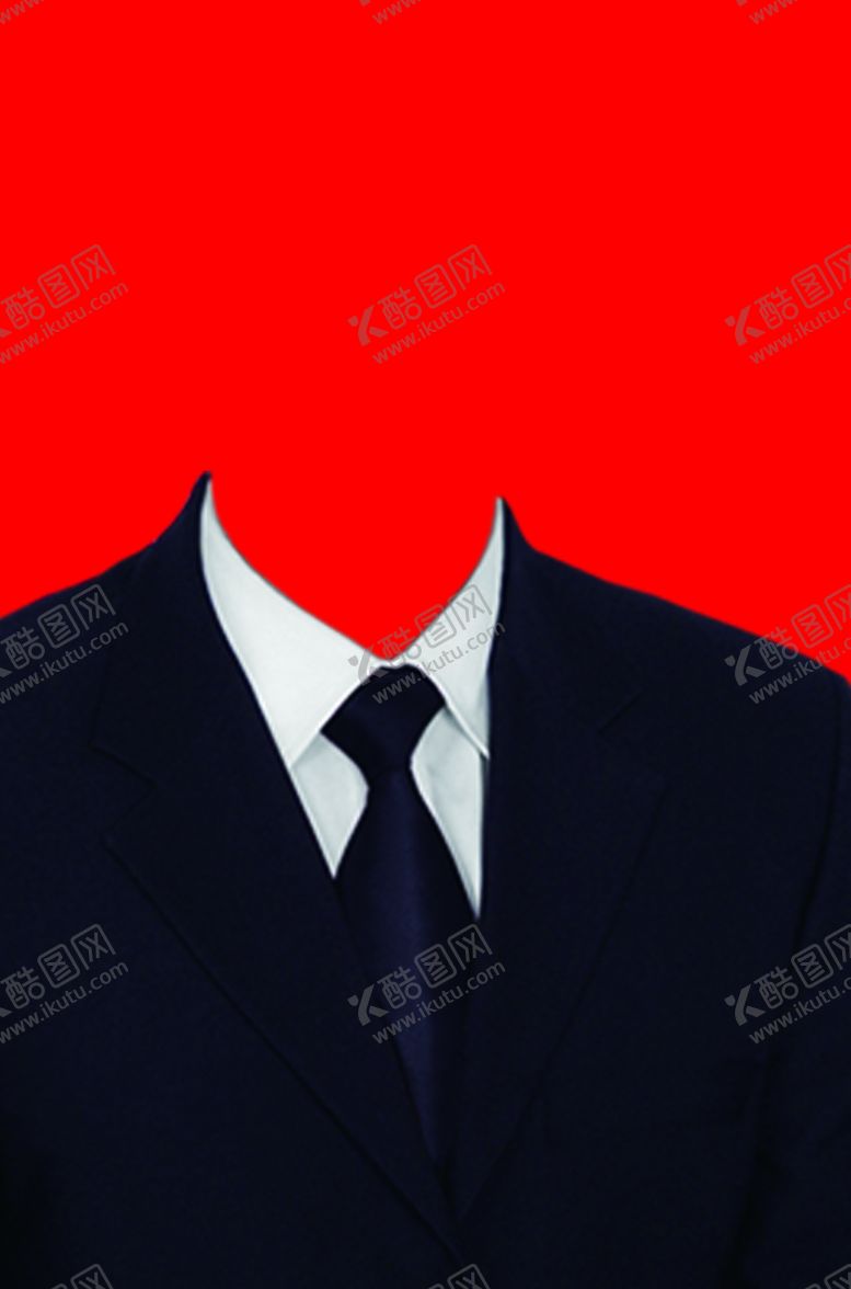 编号：12231406270644208125【酷图网】源文件下载-男士西装证件照