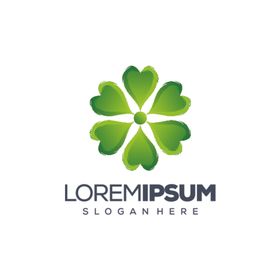 花朵图标创意志logo企业志设计