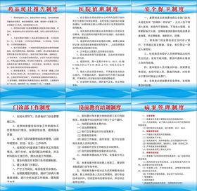 医院制度牌