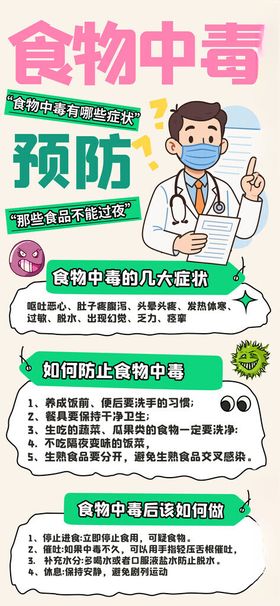 食物中毒预防知识科普