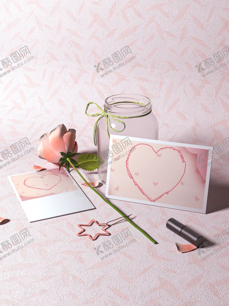 编号：90823109161911227648【酷图网】源文件下载-情人节样机  