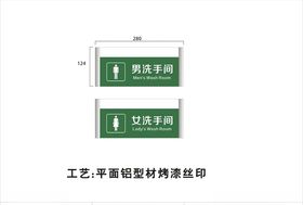 洗手间门牌