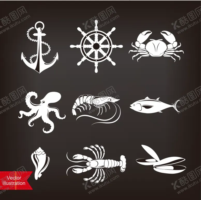 编号：79754712230946406665【酷图网】源文件下载-鱼虾蟹