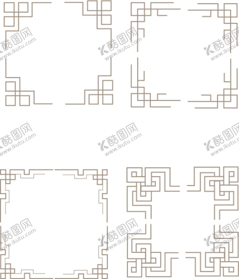 编号：09452809241949517810【酷图网】源文件下载-中国风矢量边框