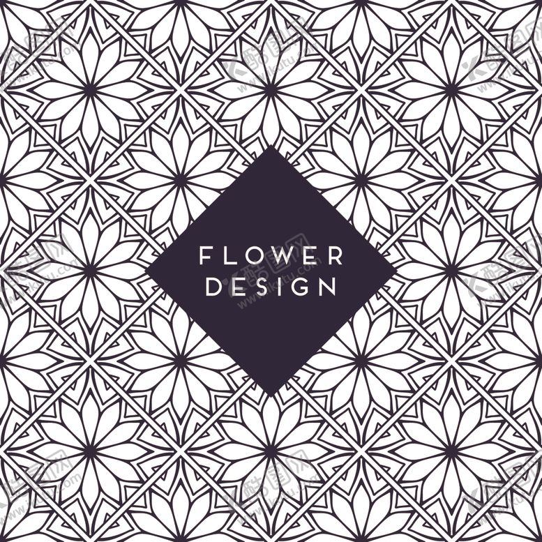 编号：43536610210055562271【酷图网】源文件下载-连续花纹