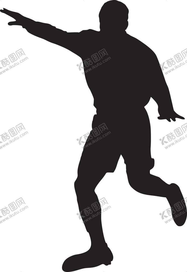 编号：80752709102206137425【酷图网】源文件下载-运动员剪影