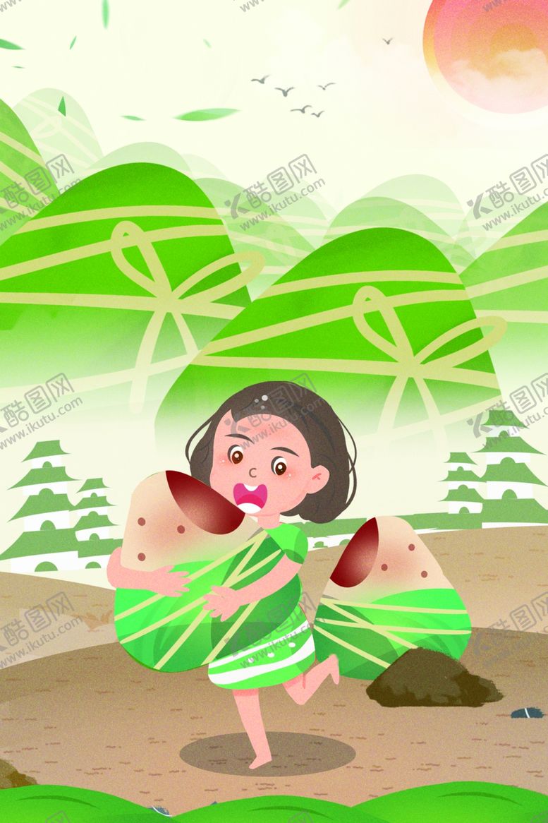 编号：93482607140111396493【酷图网】源文件下载-端午插画