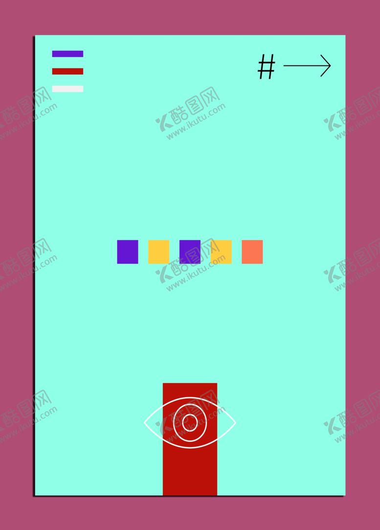 编号：63240101280806331418【酷图网】源文件下载-几何平面封面