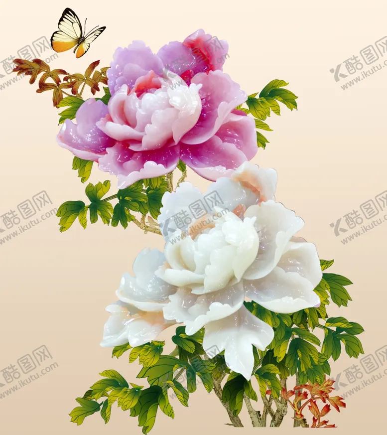 编号：81616307010811034562【酷图网】源文件下载-牡丹花