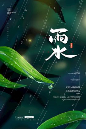 编号：84261709210659008074【酷图网】源文件下载-雨水海报