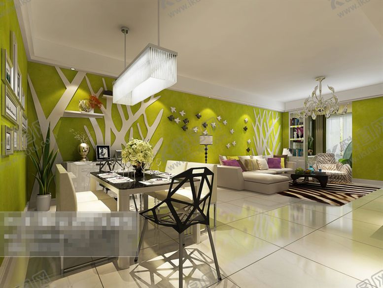 编号：23554210110552314524【酷图网】源文件下载-客厅效果