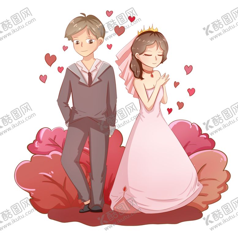 编号：46310109281549191468【酷图网】源文件下载-新郎新娘