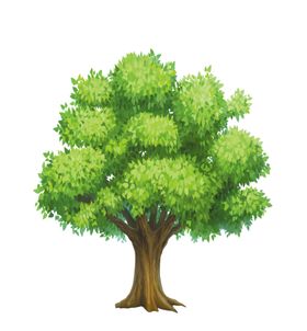 卡通树