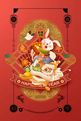 兔年新年元素