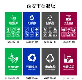 垃圾分类垃圾分类桶贴
