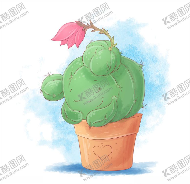 编号：39395109270135117102【酷图网】源文件下载-仙人掌插画