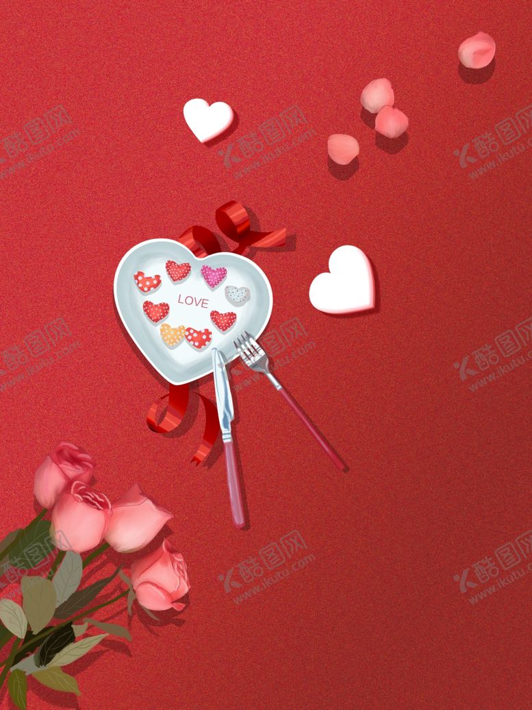 编号：32721410131041067273【酷图网】源文件下载-情人节214背景