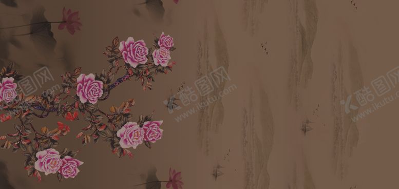 编号：17688403271550448448【酷图网】源文件下载-单边定位花