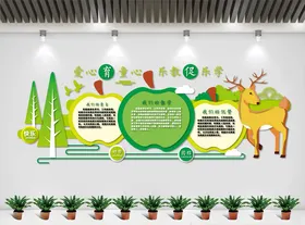 幼儿园文化墙照片班级放飞梦想班级