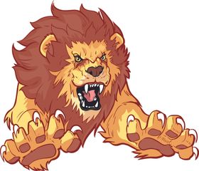 狮子Lion涂鸦动物