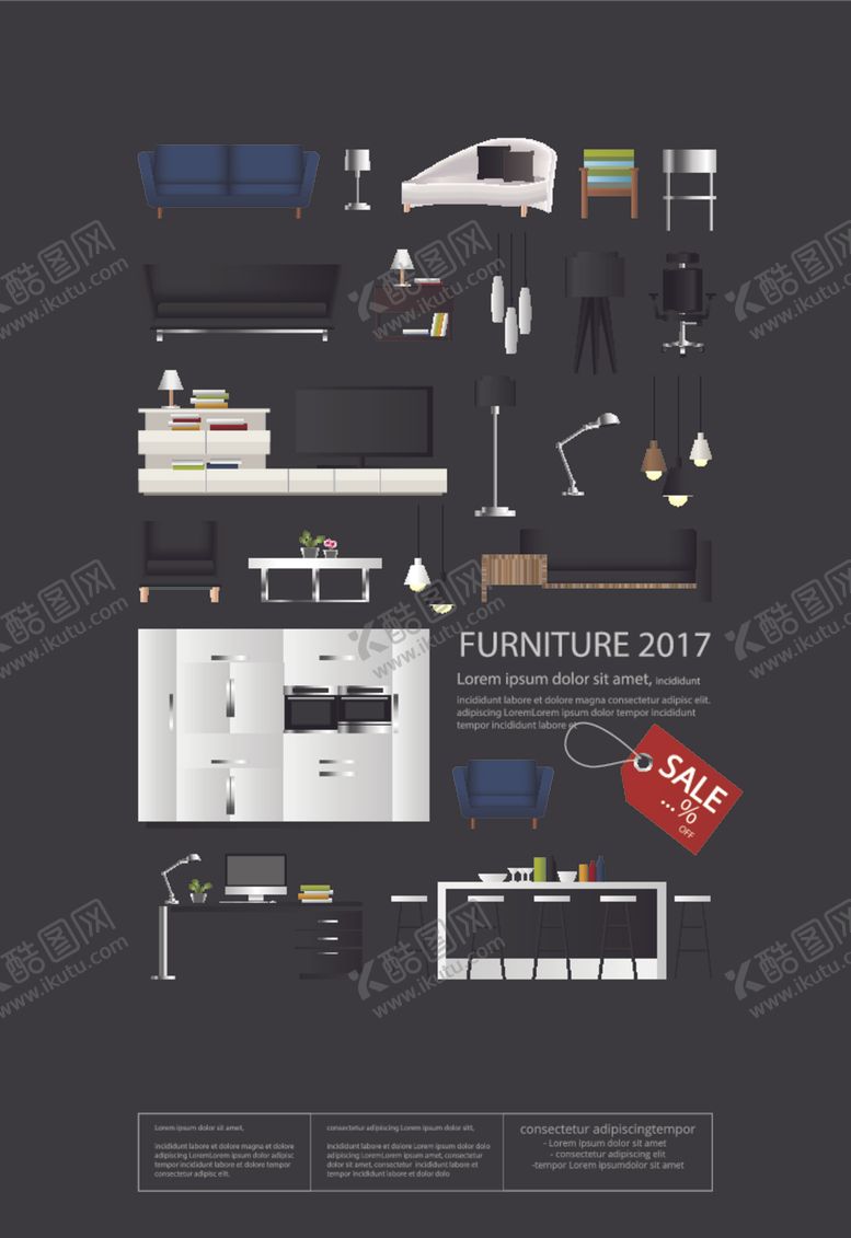 编号：81811509210025564227【酷图网】源文件下载-家具摆设