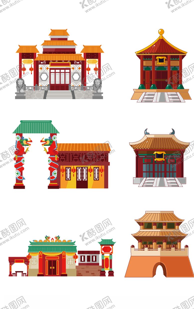 编号：32619509251830523676【酷图网】源文件下载-中式亭子建筑