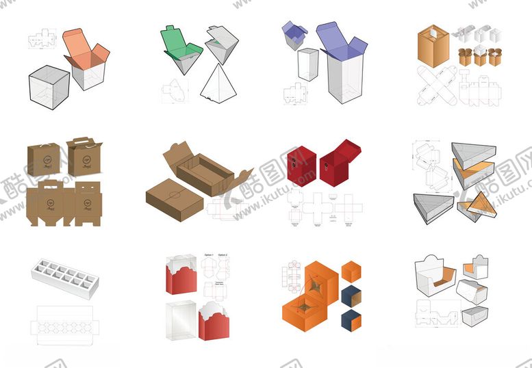 编号：77746811021347205969【酷图网】源文件下载-盒子模型图