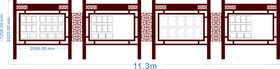 户外鲤鱼造型三务公开栏