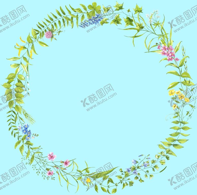 编号：45588806291254337398【酷图网】源文件下载-植物边框