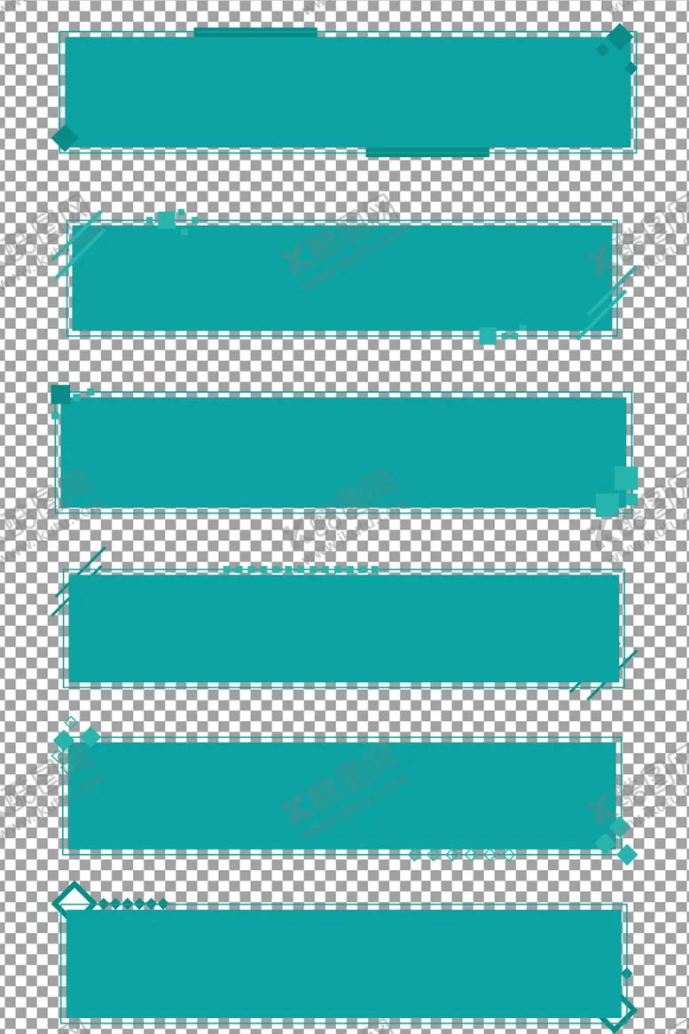 编号：78219909221338052834【酷图网】源文件下载-几何线条边框