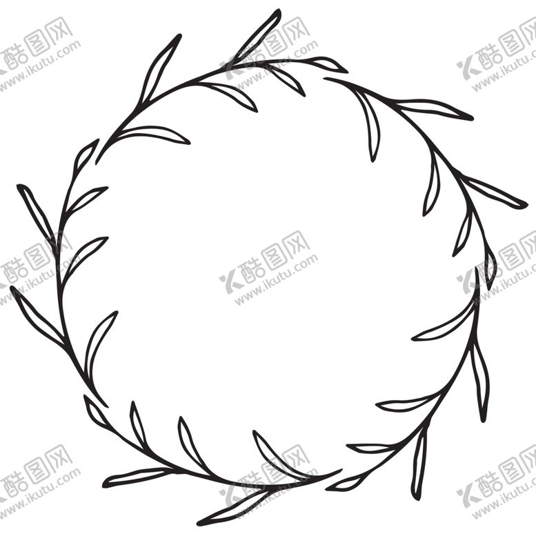 编号：74797009191714015604【酷图网】源文件下载-花纹花圈纹理