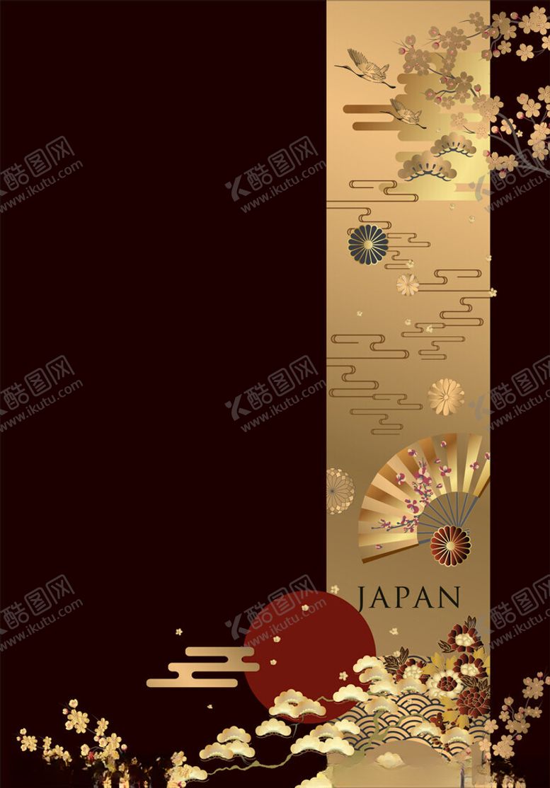 编号：35040702051549495283【酷图网】源文件下载-日式花纹背景