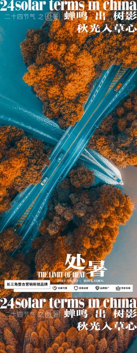 二十四节气处暑海报