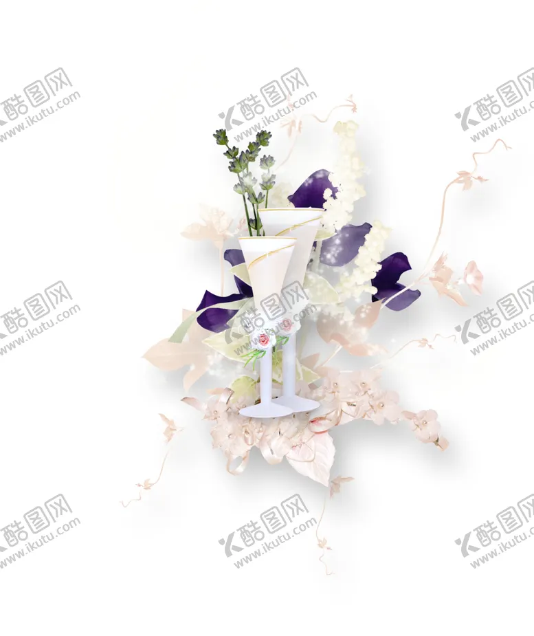 编号：11938910241119462491【酷图网】源文件下载-欧式创意花朵植物装饰