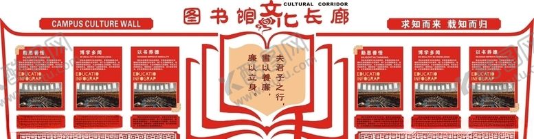 编号：41103607070532145304【酷图网】源文件下载-校园文化墙